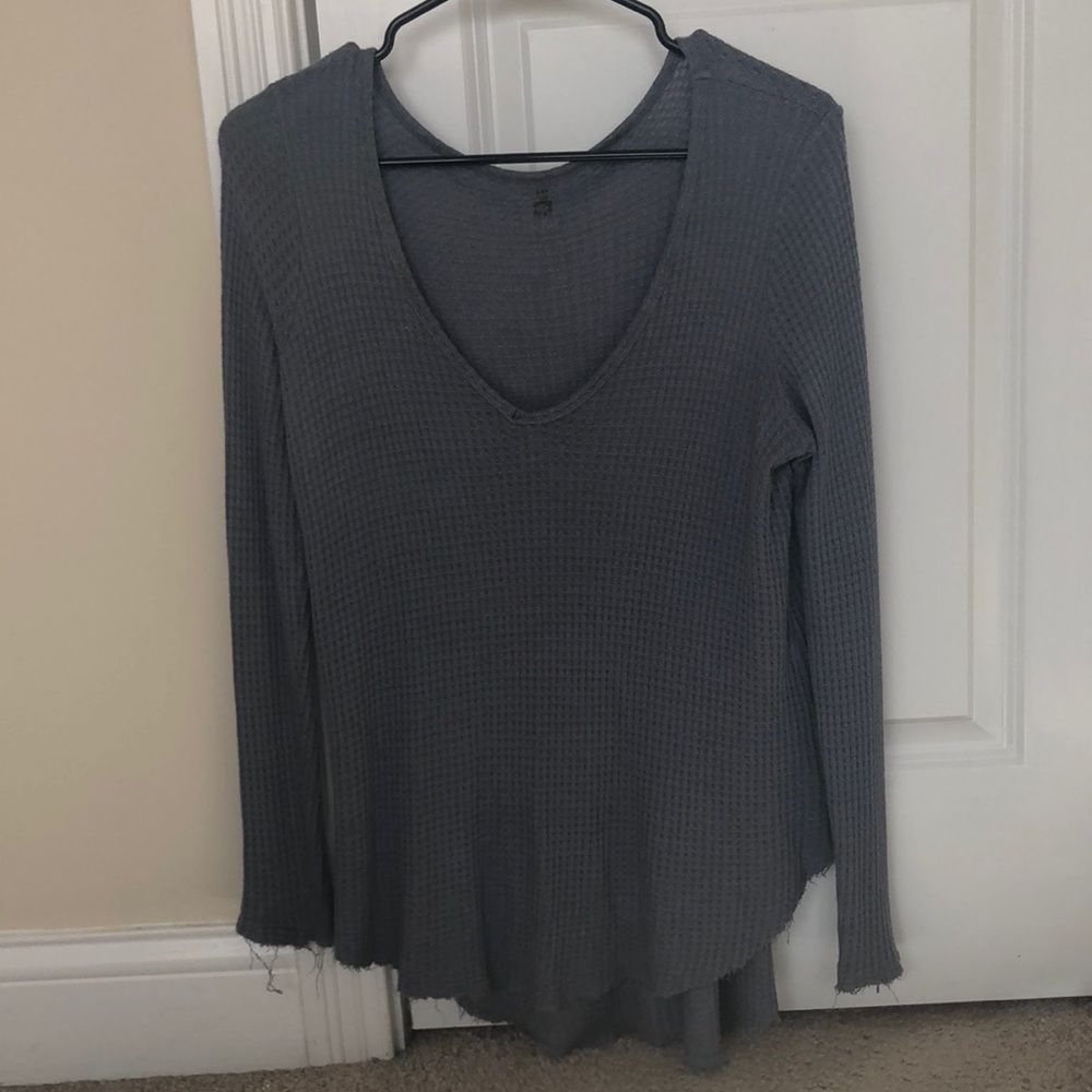 PacSun light blue thermal long sleeve
